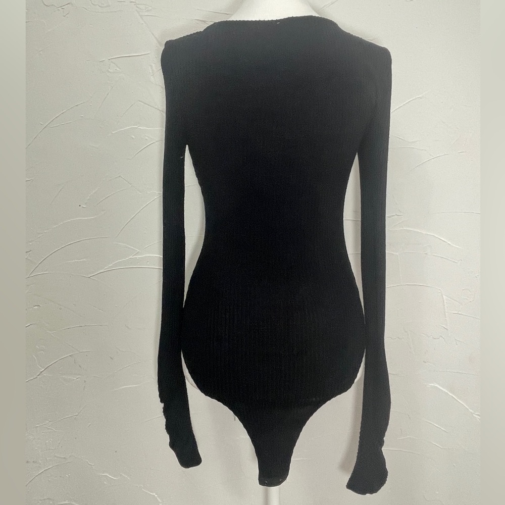 Free People Cozy Up With Me Knitted Bodysuit - Picture 5 of 8
